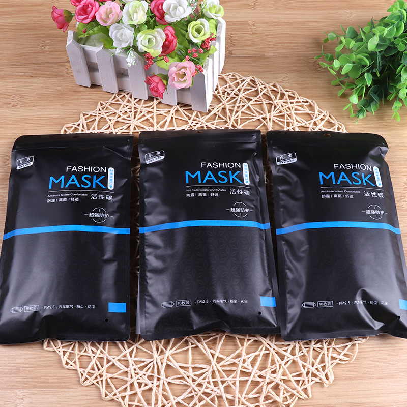 goods in stock adult disposable Mask dustproof ventilation Activated carbon Mask four layers Activated carbon Daily Mask wholesale