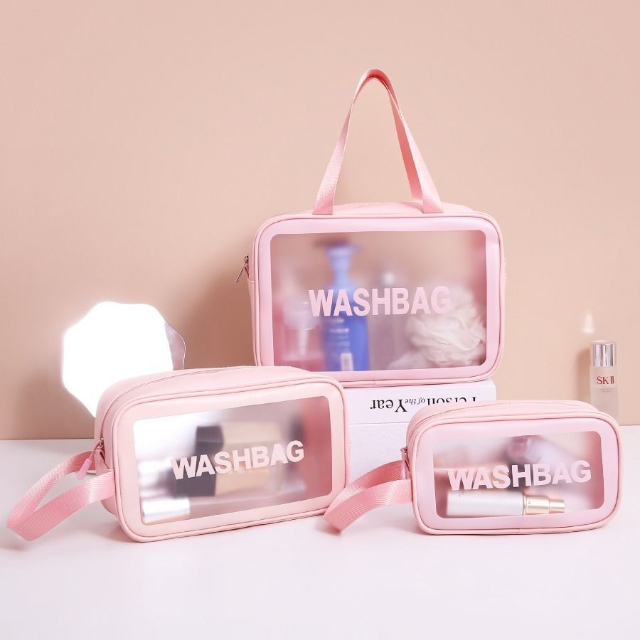Hollywood-style popular influencer makeup bag, ultra-large capacity travel toiletry bag, waterproof skincare storage bag, customizable