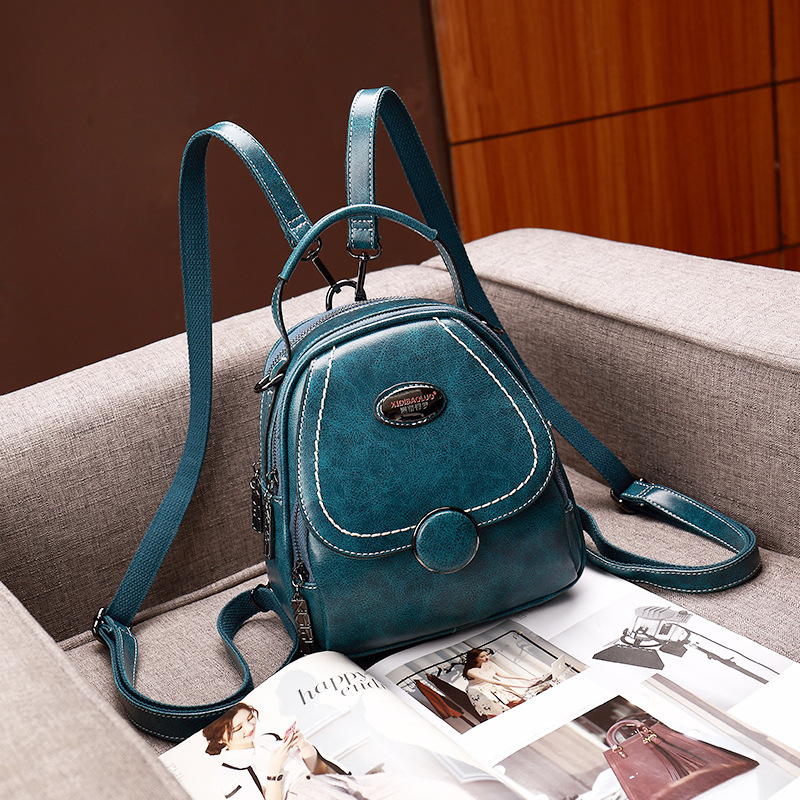 2023 xidi Paul bolso de las mujeres del verano nuevo retro hombro crossbody pequeño cuadrado cuero suave gran capacidad mochila