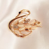 High quality brooch, metal fashionable universal swan lapel pin, cat's eye, wholesale