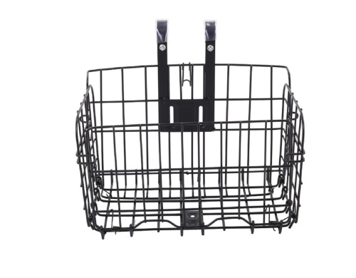 Folding bicycle basket, thick mountain bike basket, bicycle basket with hook, mountain bike basket