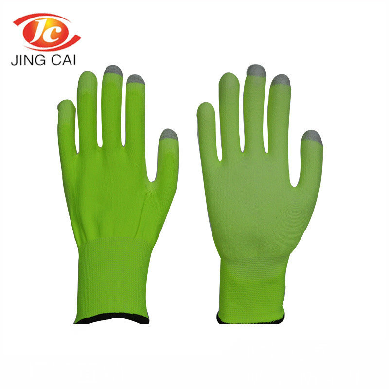 厂家批发耐油防水PU手套 防护手套 劳保用品工业手套