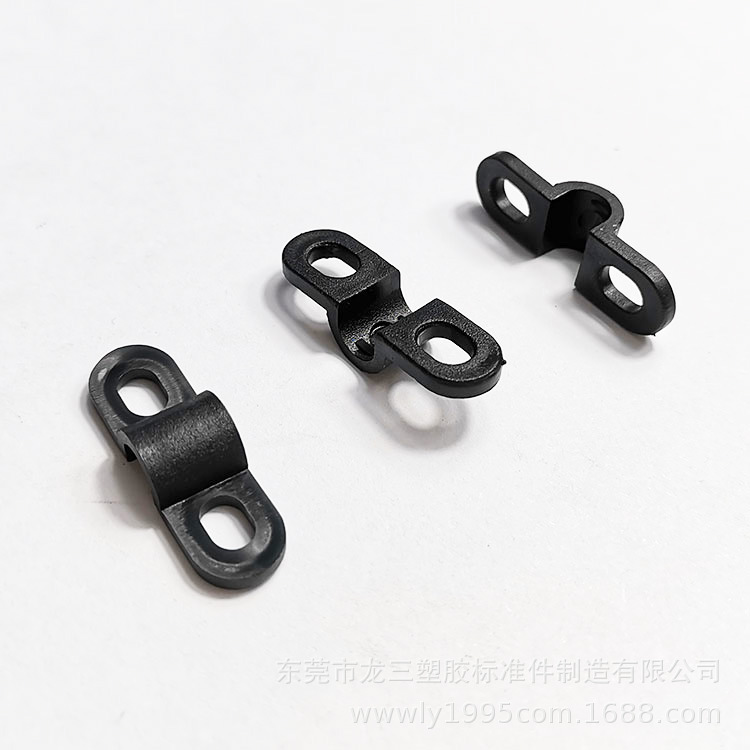 东莞龙三塑胶配件器材厂供应 桥型压线板孔距18mm 黑/白/透 现货