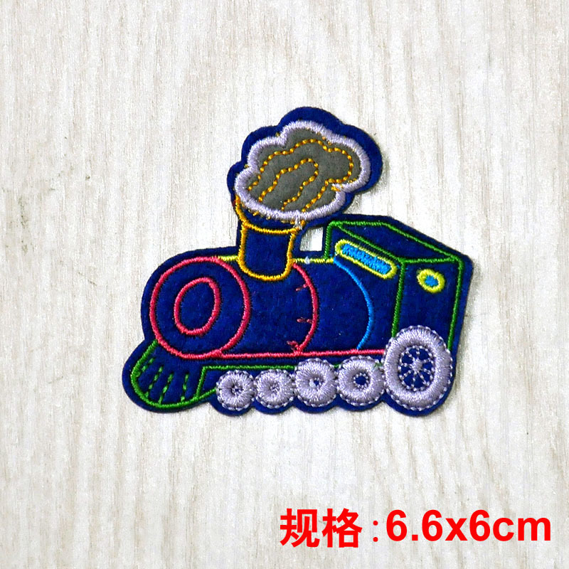 Amazon bordado Zhang Zi patatas fritas zapatos de árbol de coco ropa parche bolsa accesorios lápiz labial pastel bordado pegatinas de tela