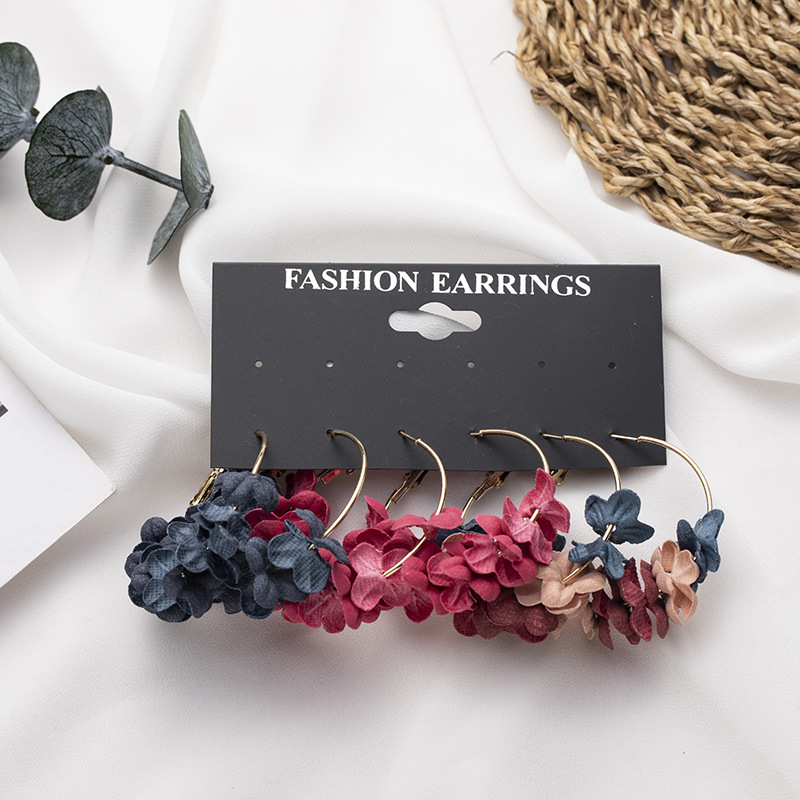耳环1组合  朵朵花耳环