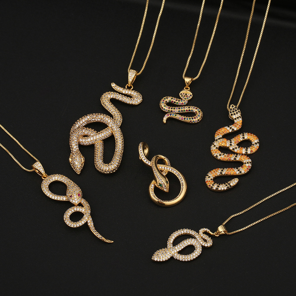 Fashion Exaggerated Snake Necklace display picture 25