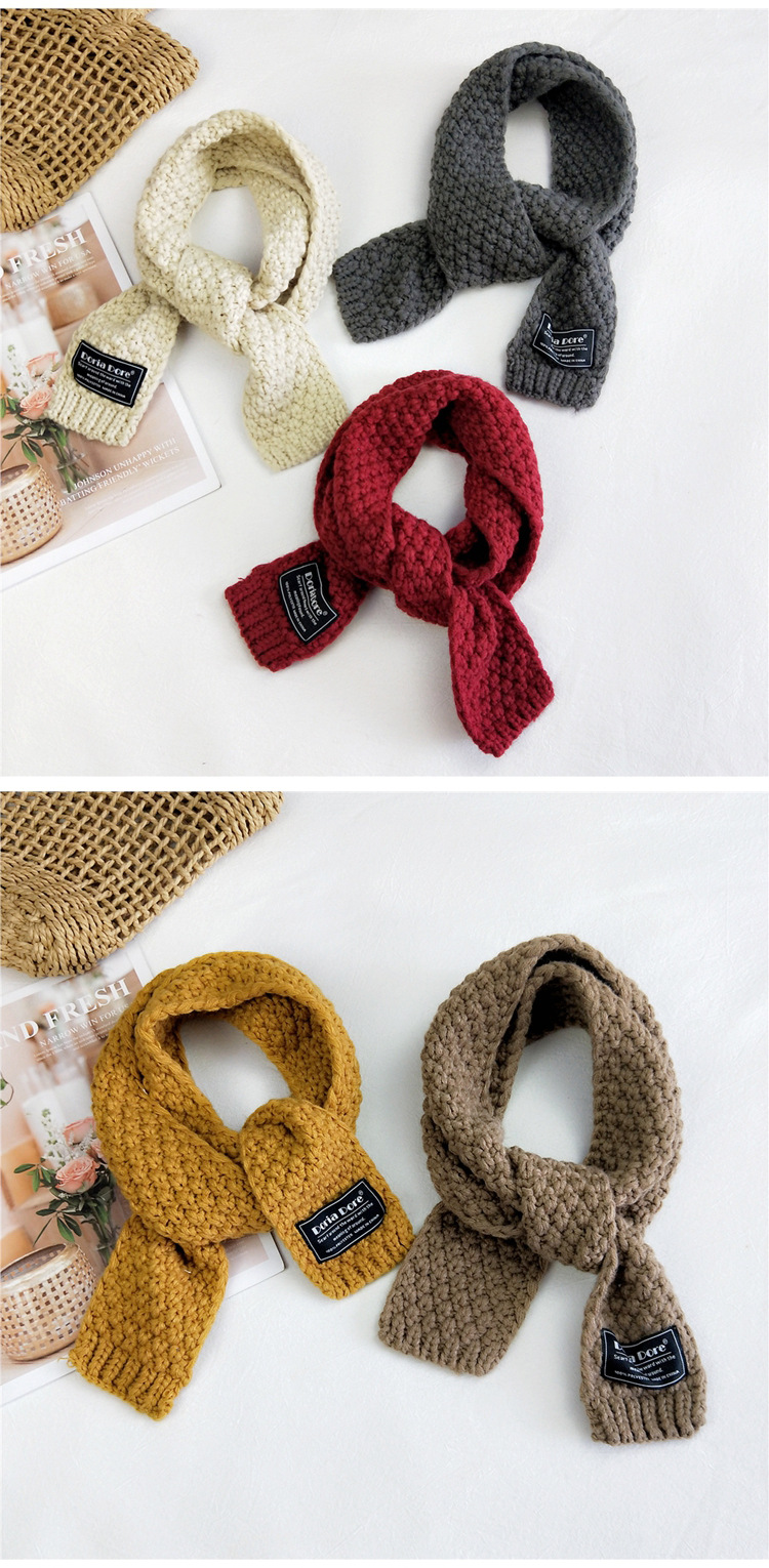 Pure Color Labeling Scarf display picture 2