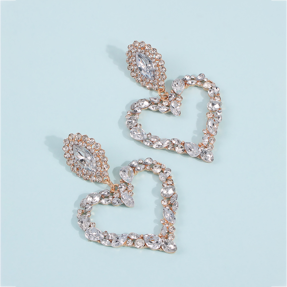 36g Weight No Inlaid Inlay Material Earrings Classification Housewarming, Anniversary, Business, Wedding, Travel, Birthday Occasion Alloy Material Geometric Pattern Women'S Gender Exaggerated, Fashion Style White Color Exaggerated Fashion Geometric Alloy No Inlaid Women'S Earrings 14