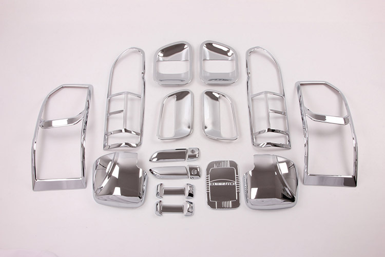 Suitable for 05 Hiace/Hiace Door Bowl Handle Headlight Taillight Cover Front and Rear Fog Light Fuel Tank Rearview Mirror Decorative Sticker