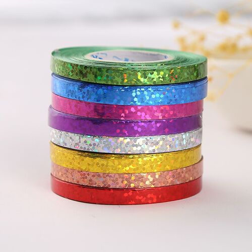 10 meters laser balloon ribbon wedding birthday ribbon tie balloon accessories decorative ribbon balloon tie can be wholesale