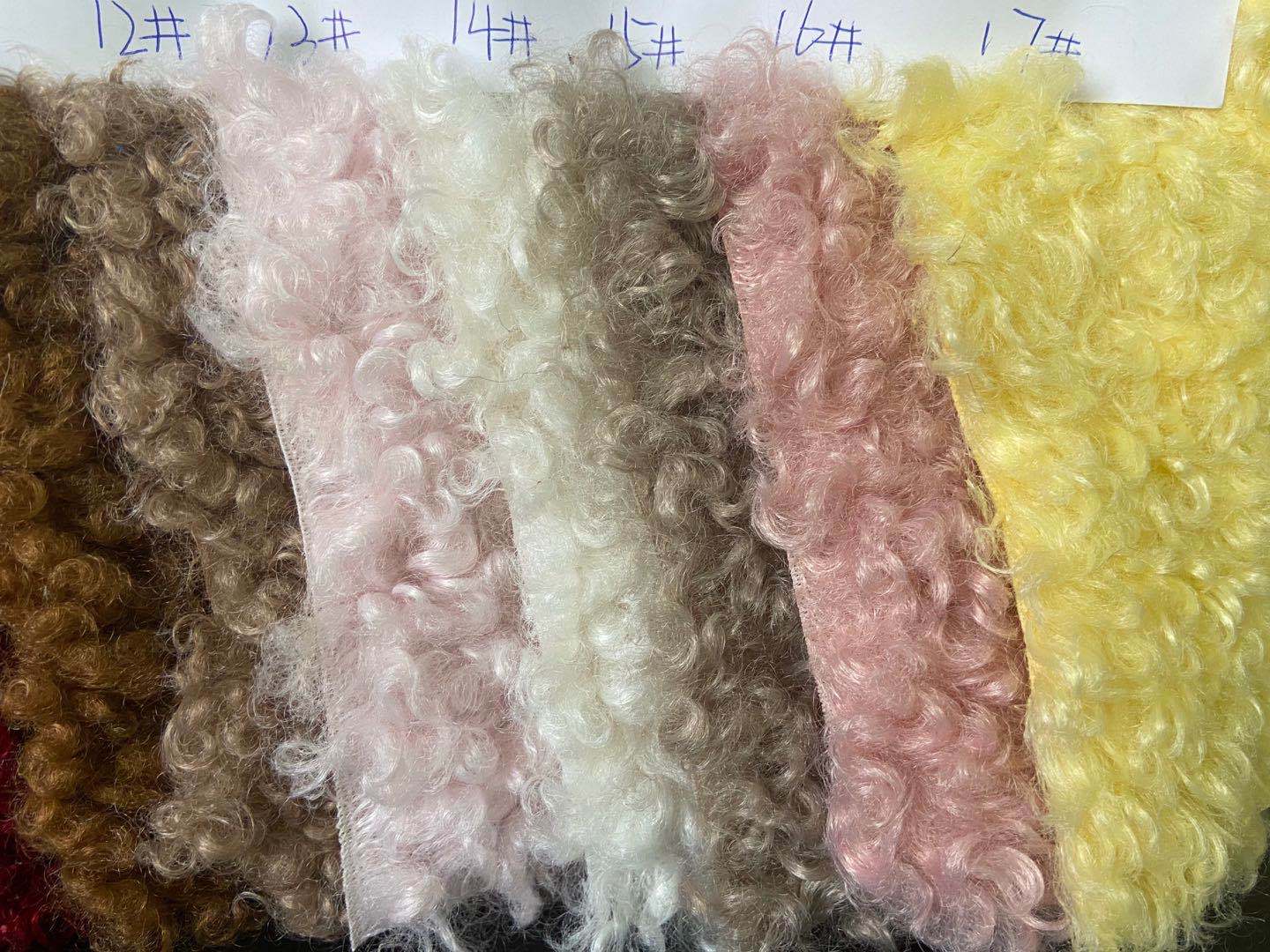 800g medio rollo de lana lazo terciopelo tela felpa juguete los niños ropa collar abrigo tejido punto