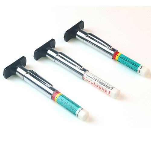 Colorful scale plastic tire tread depth gauge 0-25mm depth meter tread depth gauge tire tread depth gauge tire tread pen