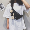 Belt bag, cartoon cute shoulder bag, chest bag, 2020, with little bears, Korean style