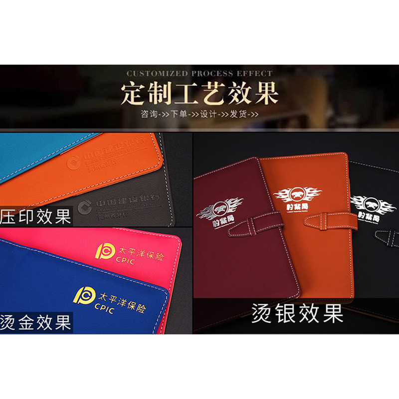 Focus customized Free of charge design LOGO Gilding Hot silver printing Produce Book Make up the difference