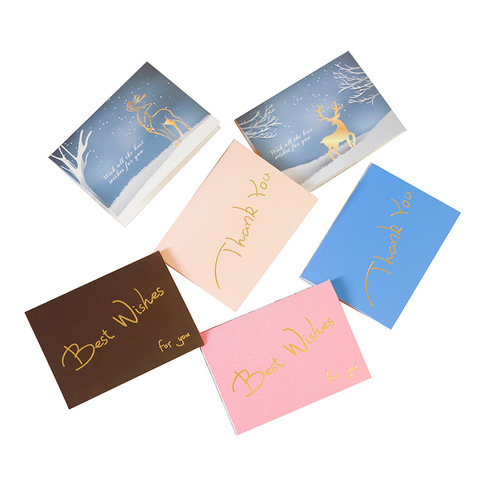 Creative marble blessing card, thank you letter, postcard, lover's greeting card, paper card, small card, small greeting card wholesale