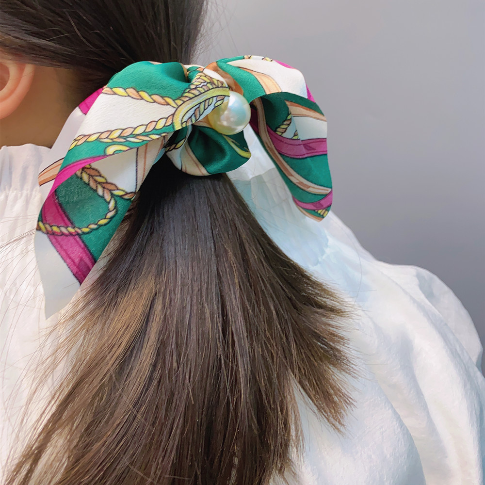 Chiffon Bow Hair Scrunchies display picture 24