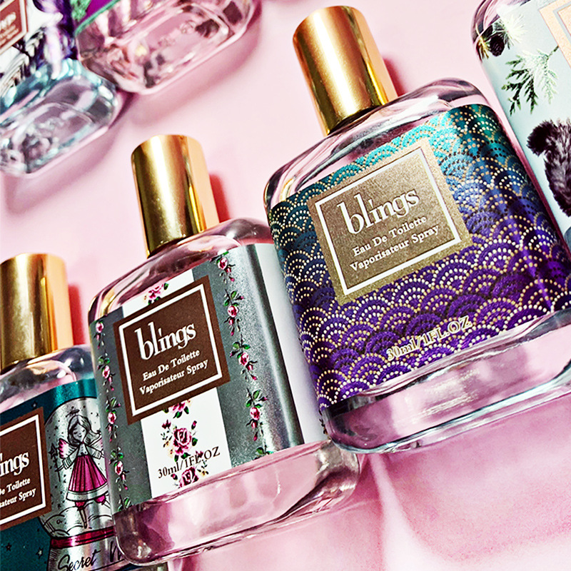 blings反转巴黎地摊夜市精灵许愿甜心花漾香水淡香学生少女清香