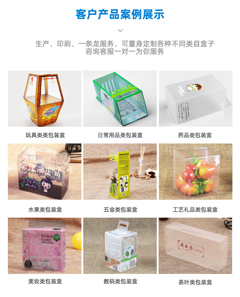 pvc透明盒子PP半透明塑料盒小批量pvc包装盒pet透明盒子小盒子-阿里巴巴
