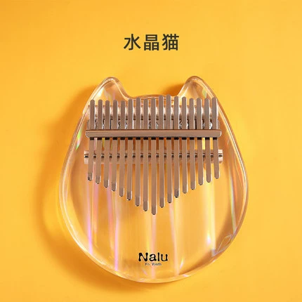 Kimi thumb crystal transparent mini finger piano Kalinba mother pointed at the piano beginner crystal instrument female
