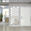 Three dimensional decorations on wall for living room for corridor suitable for stairs, mirror effect
