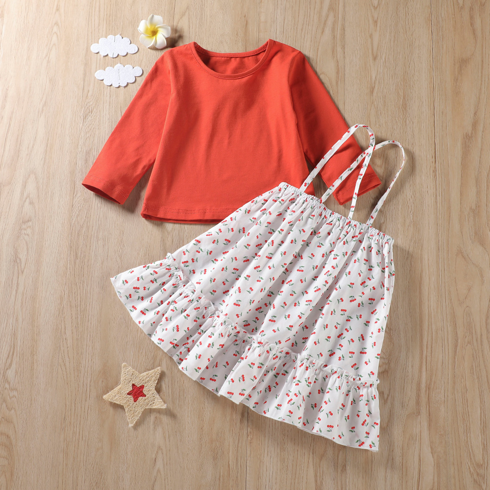 baby Autumn and winter Long sleeve Dress Two piece set Baby Clothing On behalf of Manufactor Direct selling