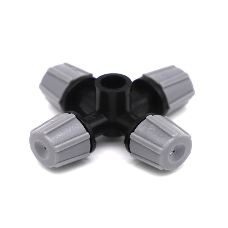 Equipos de sistema de riego de jardín gris no incluidos impuestos con boquilla de atomización cruzada colgada al revés