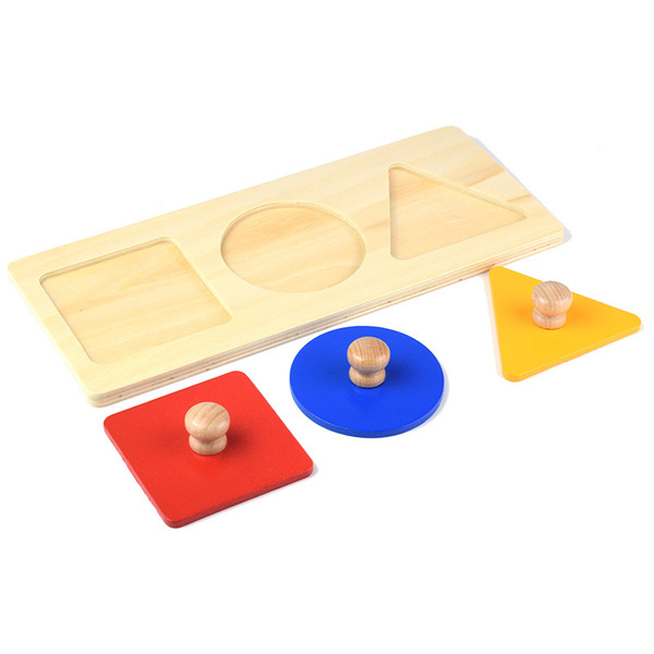 Children's wooden toy geometric shape cognition Montessori