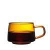 Factory wholesale color, high borosilicon glass coffee cup with plate with a cup of house cup cup cup cup