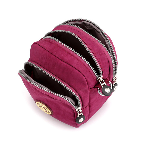 New waterproof oxford cloth women's bag one-shoulder cross-body mini bag canvas fashion mobile phone coin purse