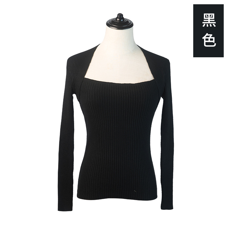 Ropa de práctica de baile suéter de mujer adulto adelgazamiento ropa de entrenamiento de Ballet de manga larga abrigo de punto cálido superior Otoño e Invierno