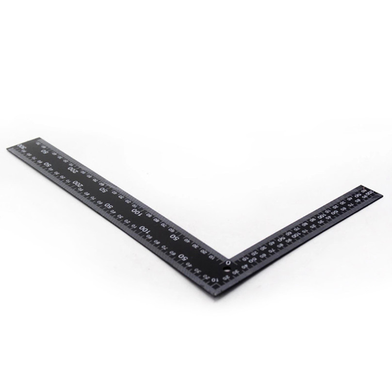直角钢尺宽口角尺打板划线裁切工具手缝牛皮革皮艺皮雕墨斗 木工