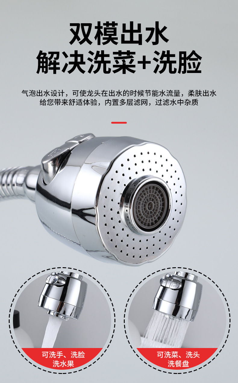 Brass washbasin, double-hole column basin, rotating faucet, bathroom for washing face and hair, cold and hot double-hole washbasin faucet undefined