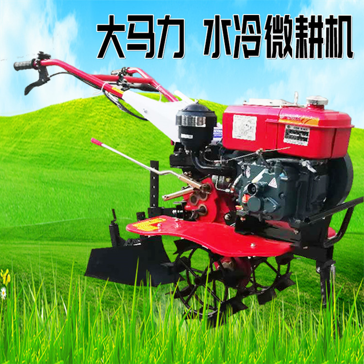小型山地果园专用微耕机手扶开沟旋耕机多功能柴油田园松土除草机