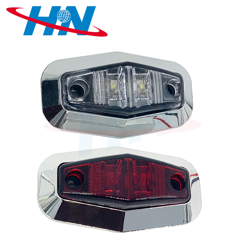 12V 24V 2LED camión remolque de camión Luz lateral universal Luz de ancho de luz de esquina
