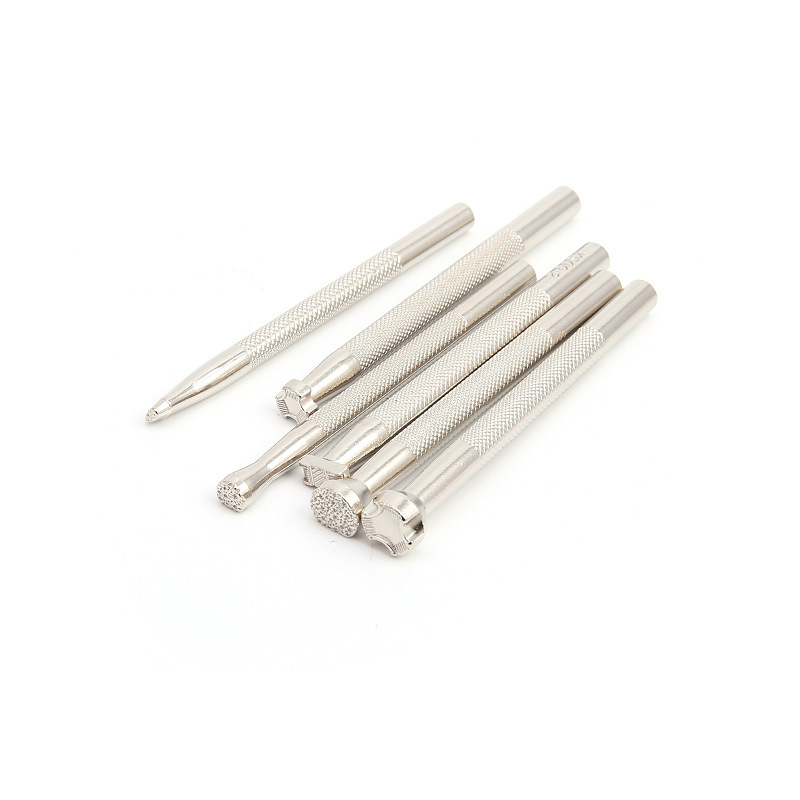 Herramientas de impresión de cuero DIY herramientas de impresión de talla de cuero de costura a mano herramientas de impresión de talla de cuero