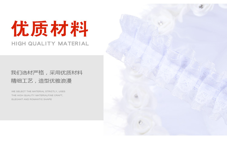 Cross-border new European-style ostrich wool rose hand-held handmade flower basket, creative bride wedding flower basket, children's flower basket detail image 6