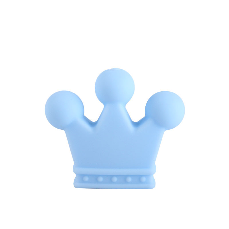 Suministros para bebés DIY calmante corona de silicona cuentas sueltas bebé pulsera molar Cadena de pezón cadena anti-caída Accesorios