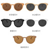 Factory direct sales new sunglasses, colorful glasses, small face round candy color sunglasses net red sunglasses