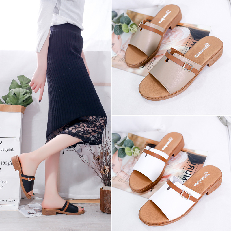 Sandals and slippers women 2021 new fore...