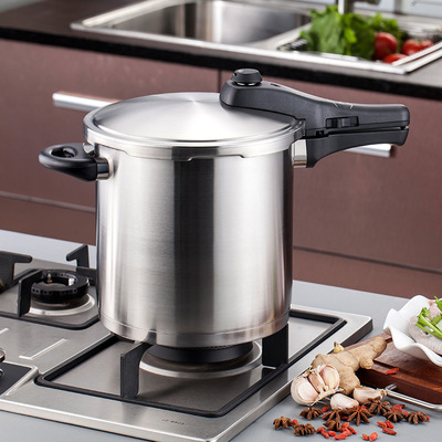 304 Stainless steel pressure cooker 5L/7L Pressure-cooker household Gas Electromagnetic furnace currency