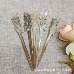 牛の角のかんざしの牛の角のかんざしの多種の花型は頭を飾って牛の角の櫛のメーカーの直接販売の卸売りを飾ります。