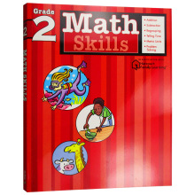 Flash Kids 数学技巧2年级 英文原版 Math Skills Grade 2 美国英