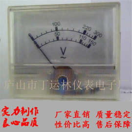 厂家定做91L18-300V交流电压表 灰色面指针电压表头55*48仿日表