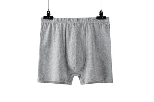 Men's boxer briefs for the elderly, pure cotton shorts, middle-aged and elderly cotton high-waisted pants, loose and breathable underwear