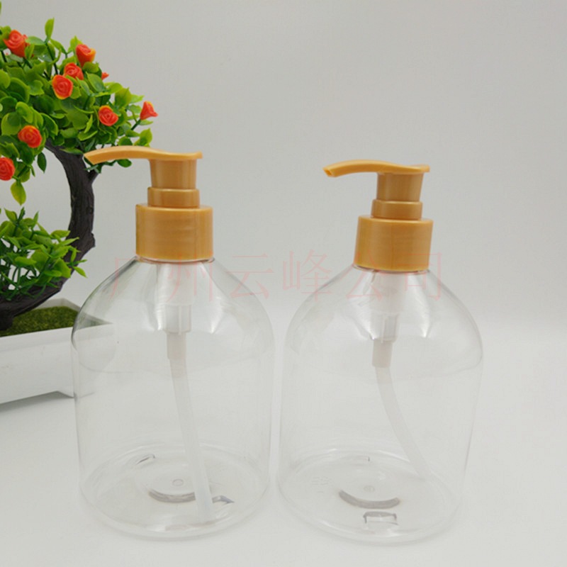 供应300ml500ml圆形洗手液PET瓶洗洁精沐浴露瓶免洗凝胶瓶洗衣液