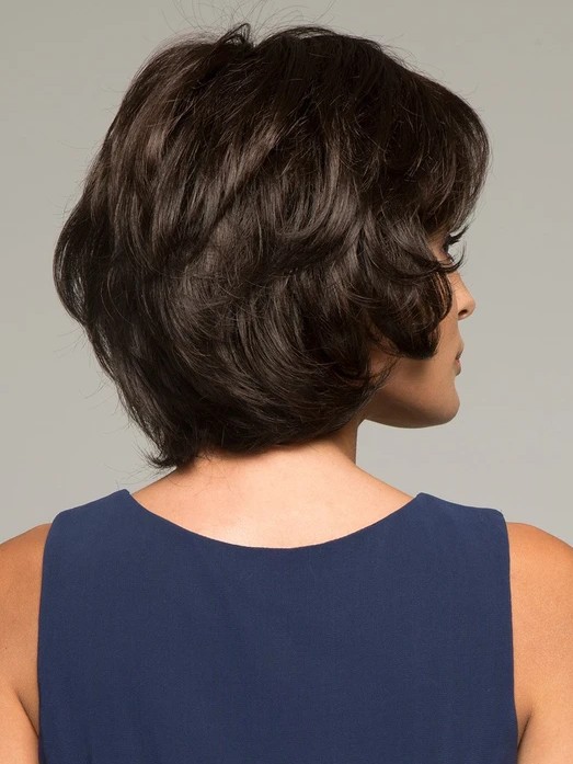 2020 nueva peluca transfronteriza europea y americana de cabello corto micro rizado   El cabello humano