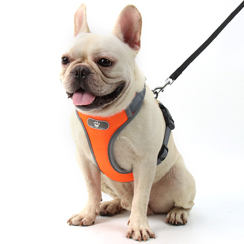 New Mesh Breathable Vest Type Reflective Big Dog Chest Harness display picture 12