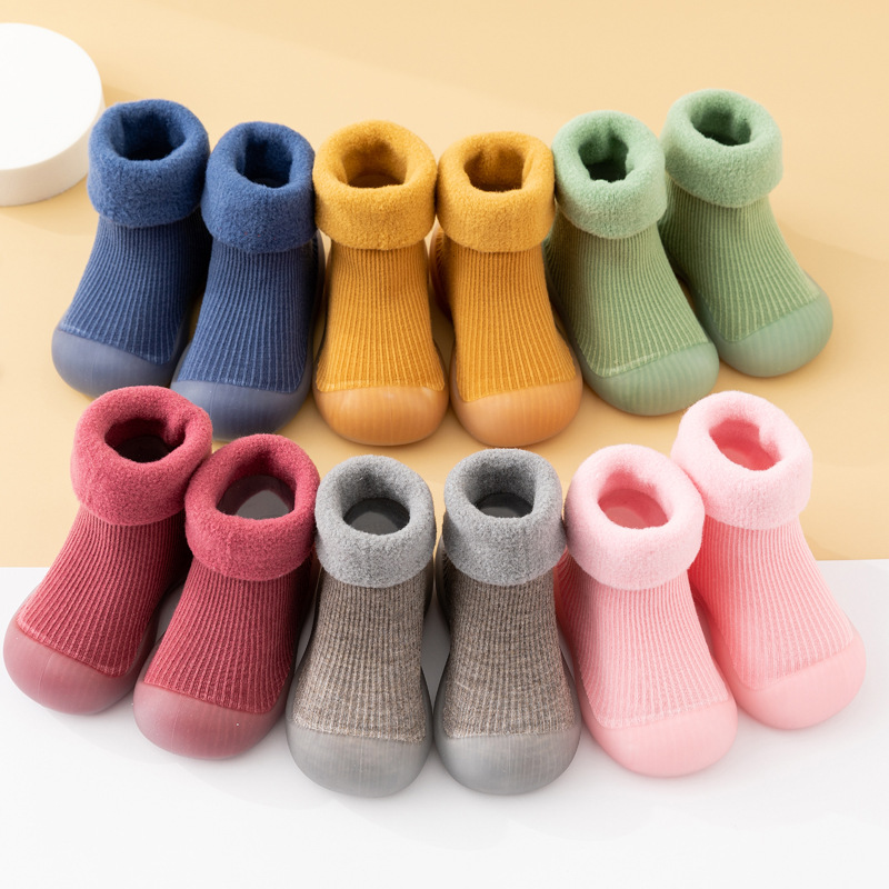 Autumn and Winter Baby Floor Socks Floor Shoes Thick Sole Soft Sole