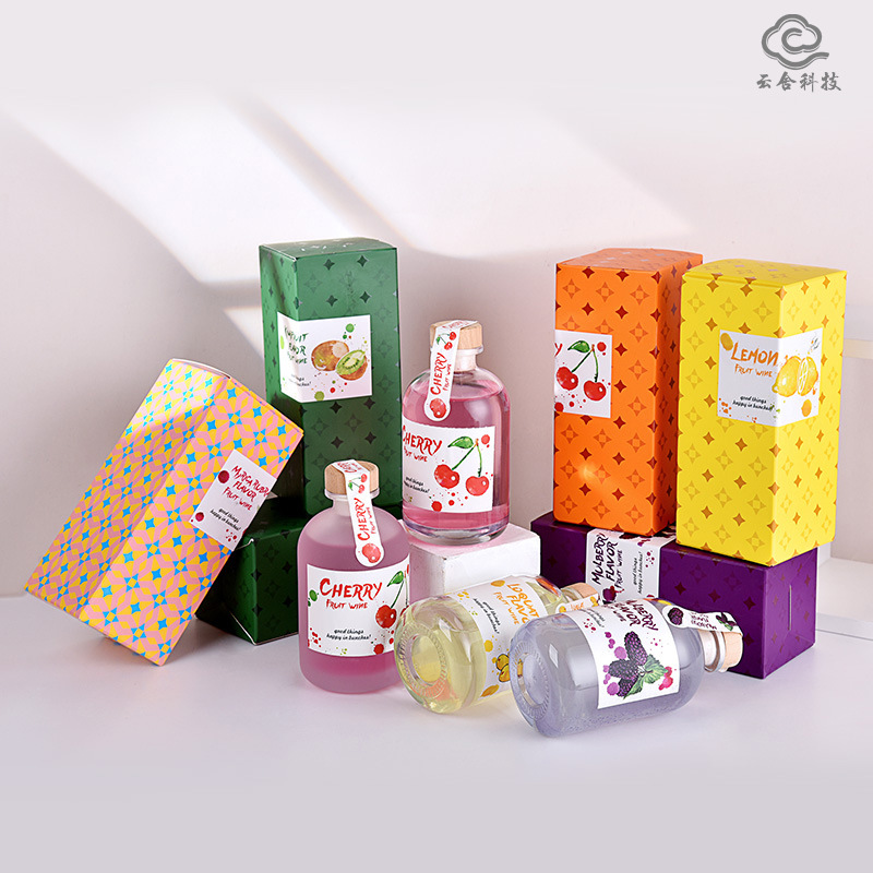 批发一斤装酒瓶透明玻璃空瓶水果酒瓶500ml现货创意密封杨梅酒瓶