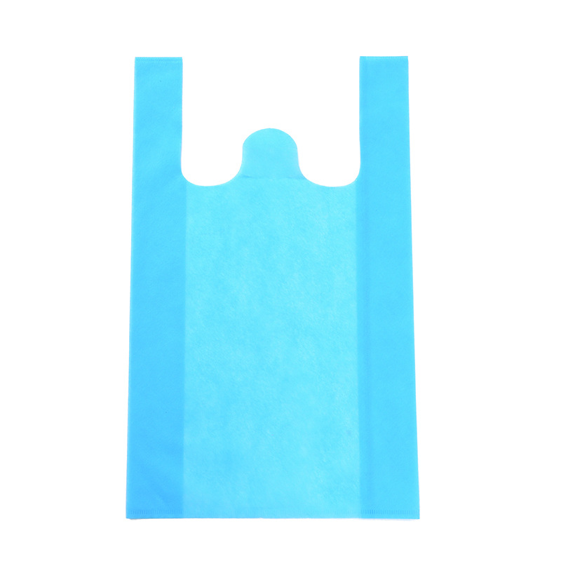 无纺布背心袋可印LOGO服装超市购物手提袋定制广告礼品无纺布袋详情图12